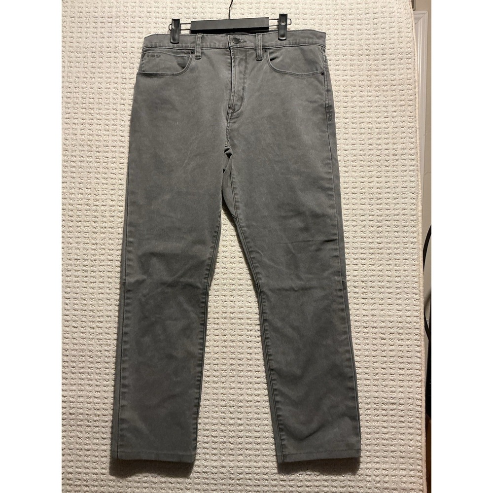 Proof Gray Jeans 33x30 Men's ROVER 5 Pocket‎ Straight Leg